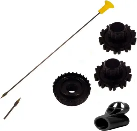 5" Professional Length Hunting Series Spearhead Darts for .40 Caliber Blowguns with 2 Quick Release Quivers, Hand Guard & Tactical Peep Sight