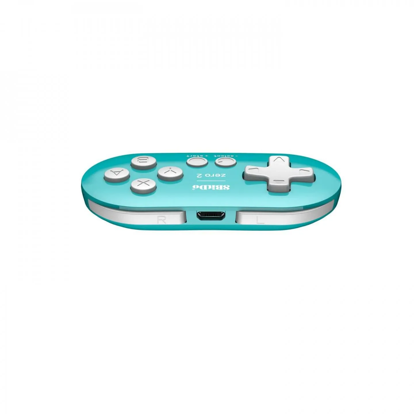 8Bitdo Zero 2 Bluetooth Gamepad Keychain Sized Mini Controller for Switch, Windows, Android, macOS & Raspberry Pi(Turquoise Edition)
