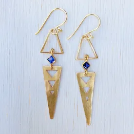 Amethyst Cosmic Diamond Earrings