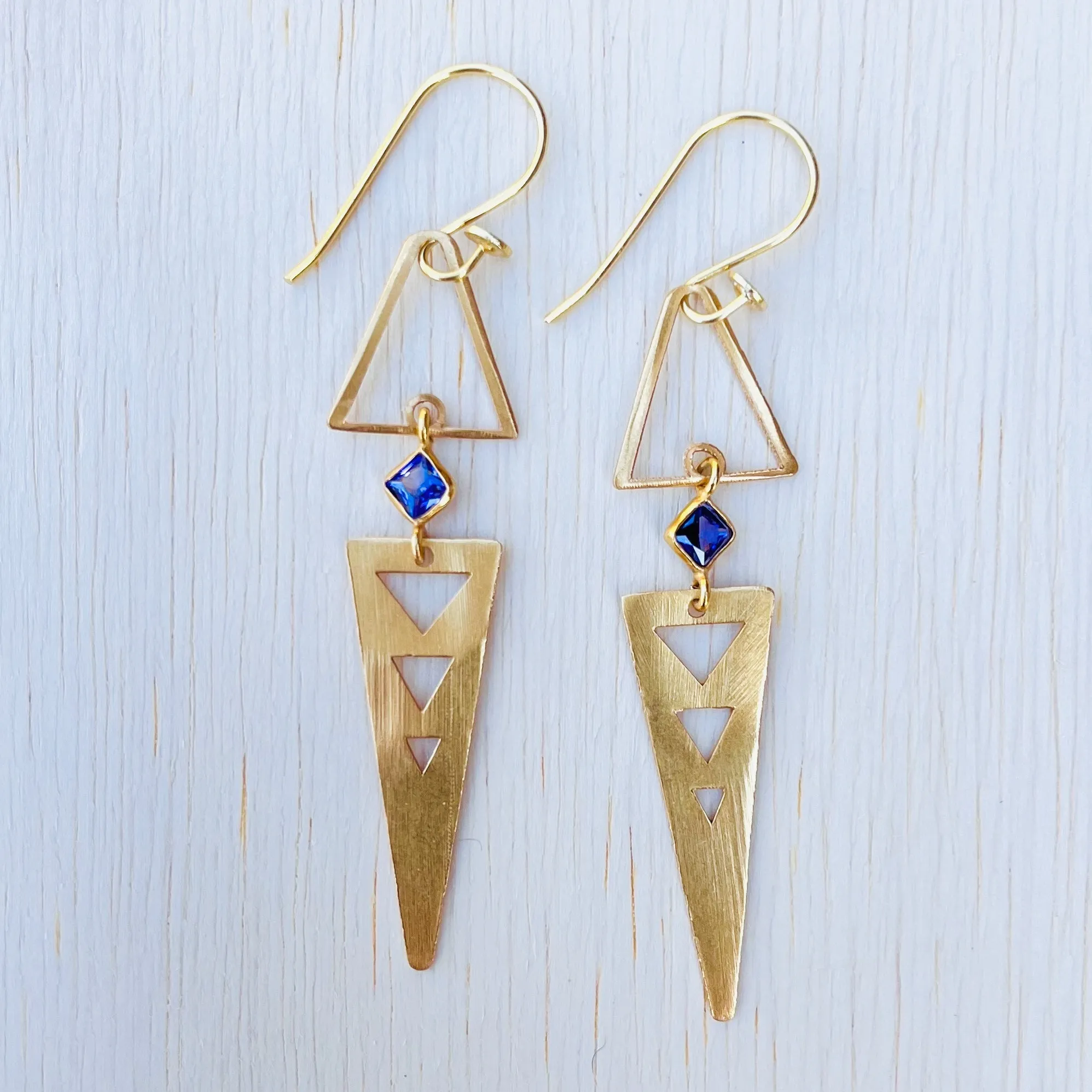 Amethyst Cosmic Diamond Earrings