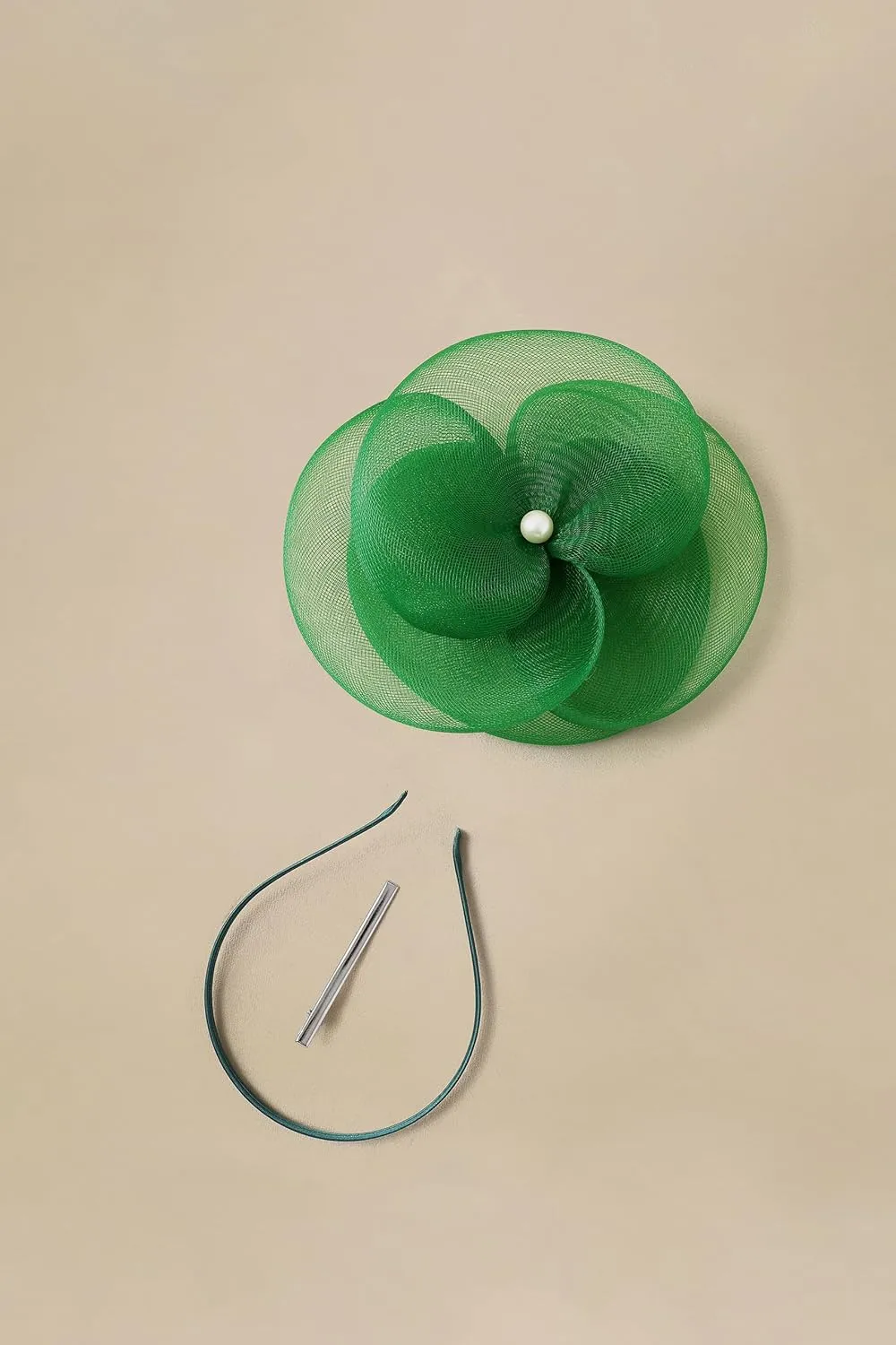 BABEYOND Fascinators Hats for Women - Tea Party Kentucky Hat Derby Headband Elegant Wedding Party Bride Hat with Hair Clip