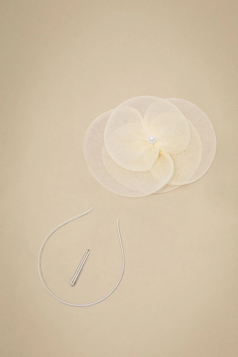 BABEYOND Fascinators Hats for Women - Tea Party Kentucky Hat Derby Headband Elegant Wedding Party Bride Hat with Hair Clip