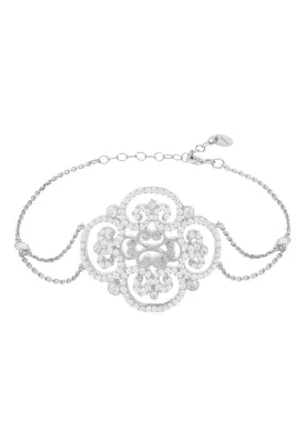 Clover Filigree Bracelet Silver