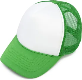 DALIX Two Tone Trucker Hat Summer Mesh Cap with Adjustable Snapback Strap