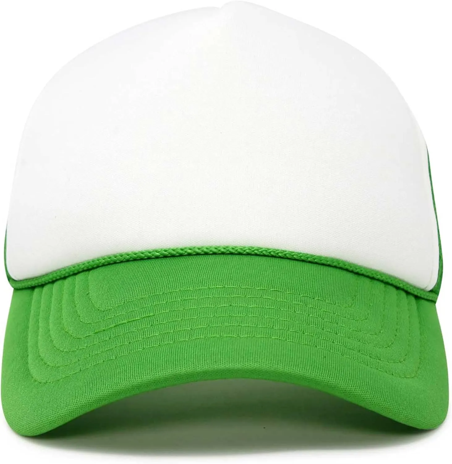 DALIX Two Tone Trucker Hat Summer Mesh Cap with Adjustable Snapback Strap