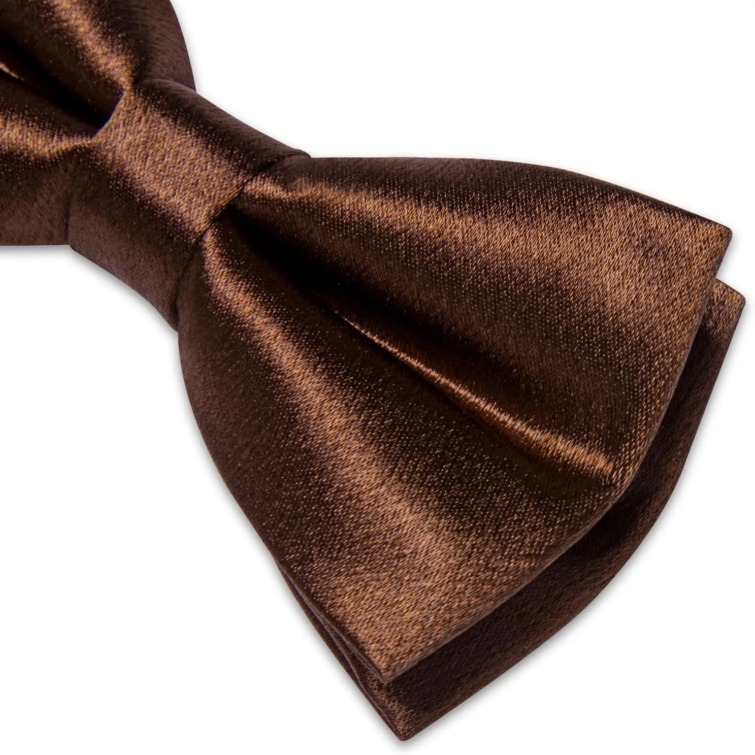 DiBanGu Bow Ties for Men Solid Color Pre-Tied Bow Tie and Pocket Square Cufflinks Formal Tuxedo Bowtie for Wedding Party