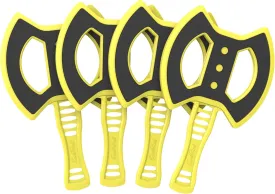 EastPoint Sports Axe Throwing Game Replacement Axes - 4 Pack Foam Set - Safe Indoor & Outdoor Toy - Choose Blue or Yellow