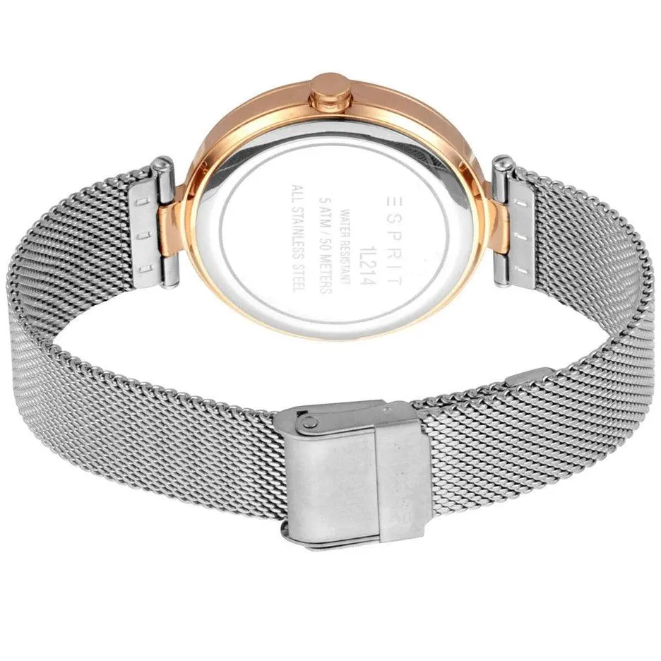 Esprit ES1L214M0095 Grey Mesh Strap Women's Watch