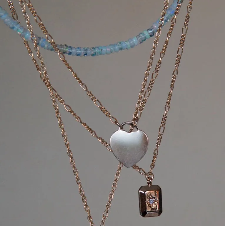 Heart Padlock Necklace