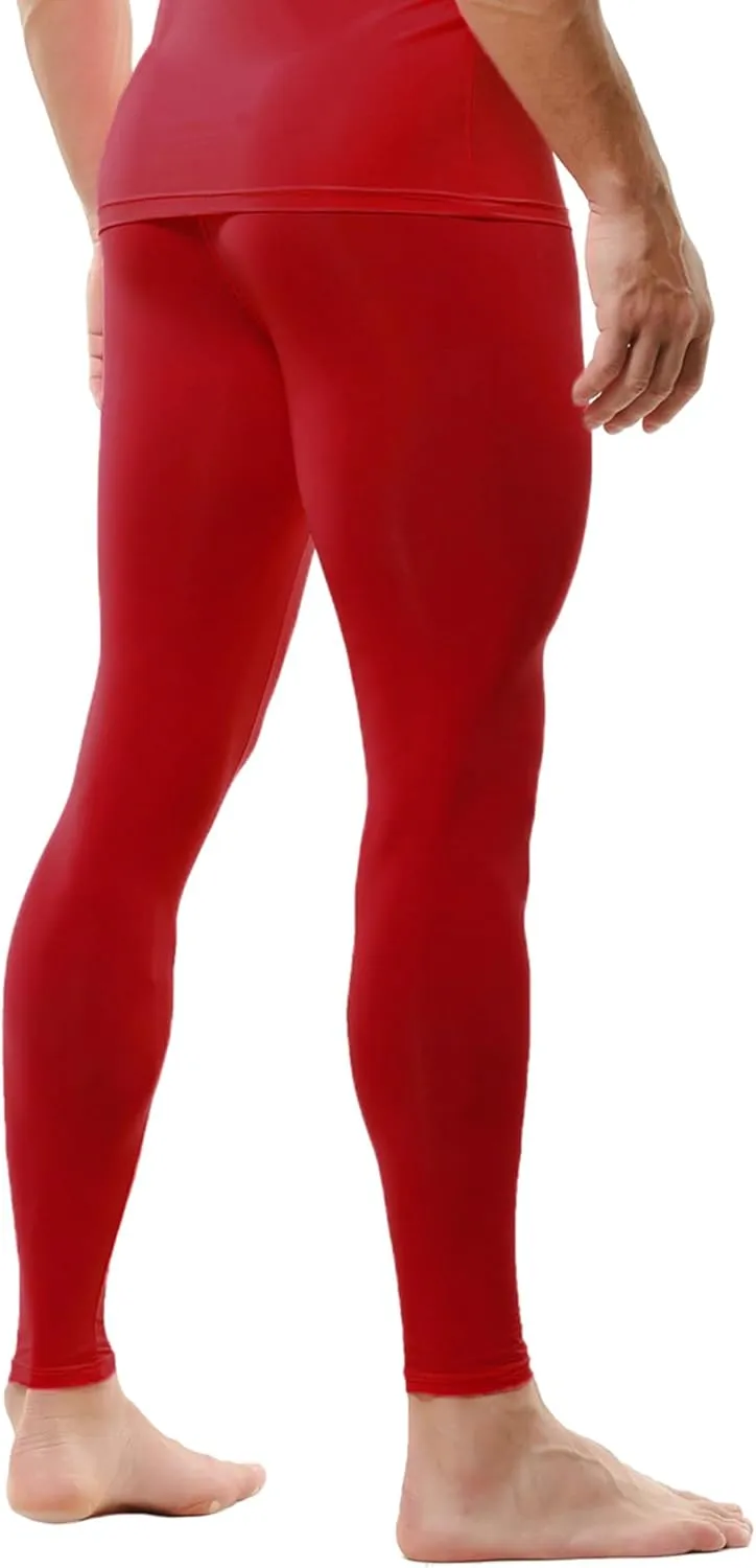 Mens Thermal Underwear Bottoms Activewear Leggings Long Johns Underpants Activewear Yoga Pants