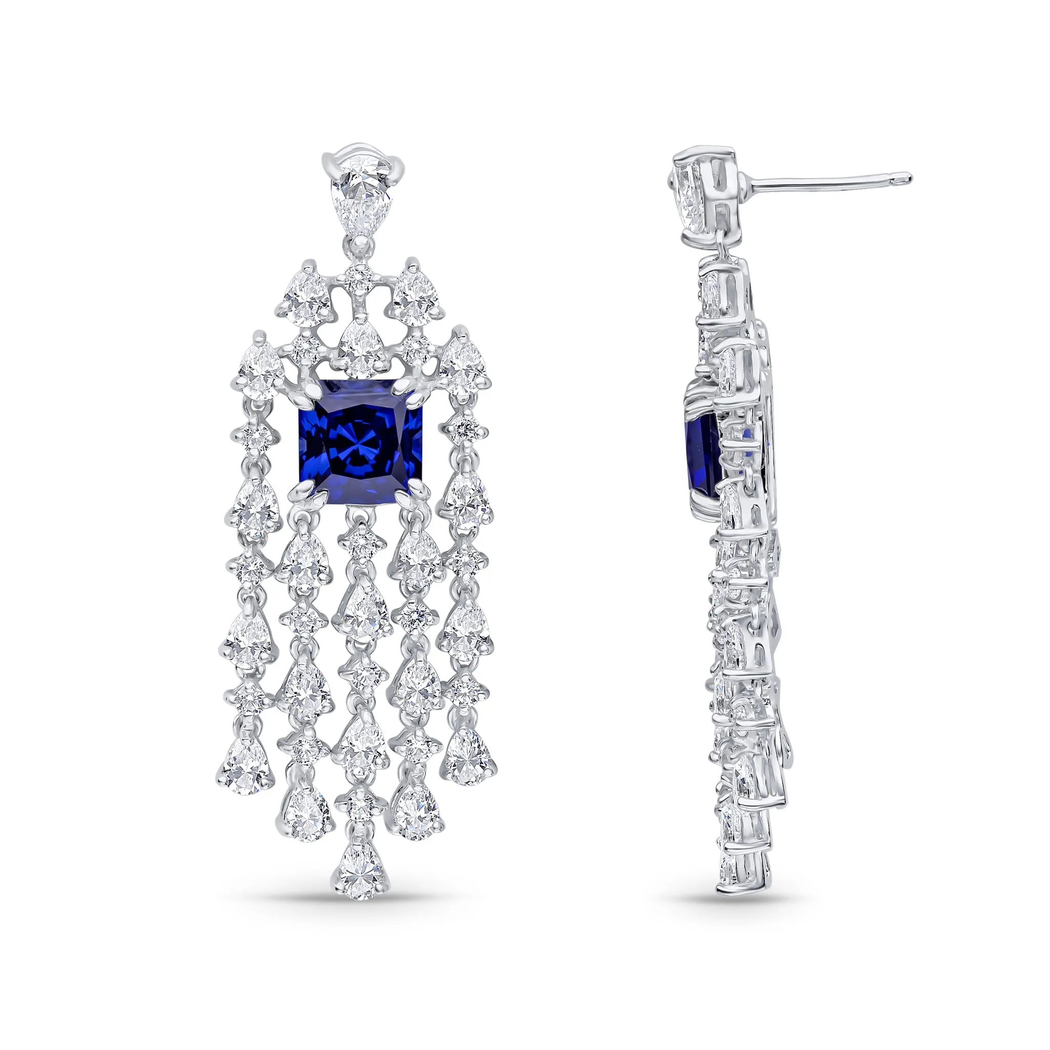 Noa Earrings (Sapphire)