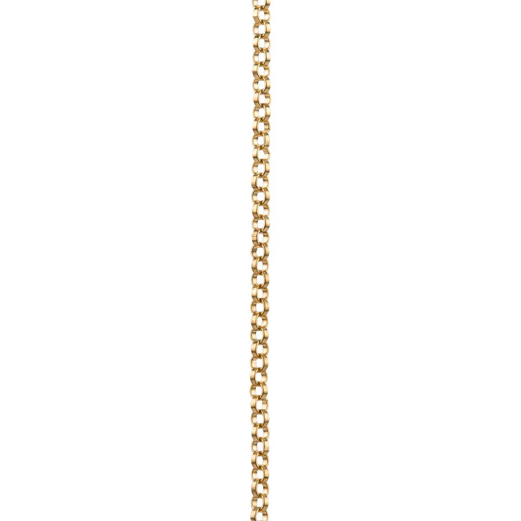 Outline Heart Necklace in Gold