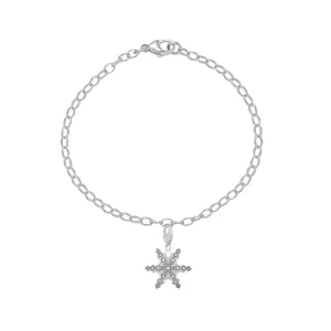 Snowflake Starter Charm Bracelet